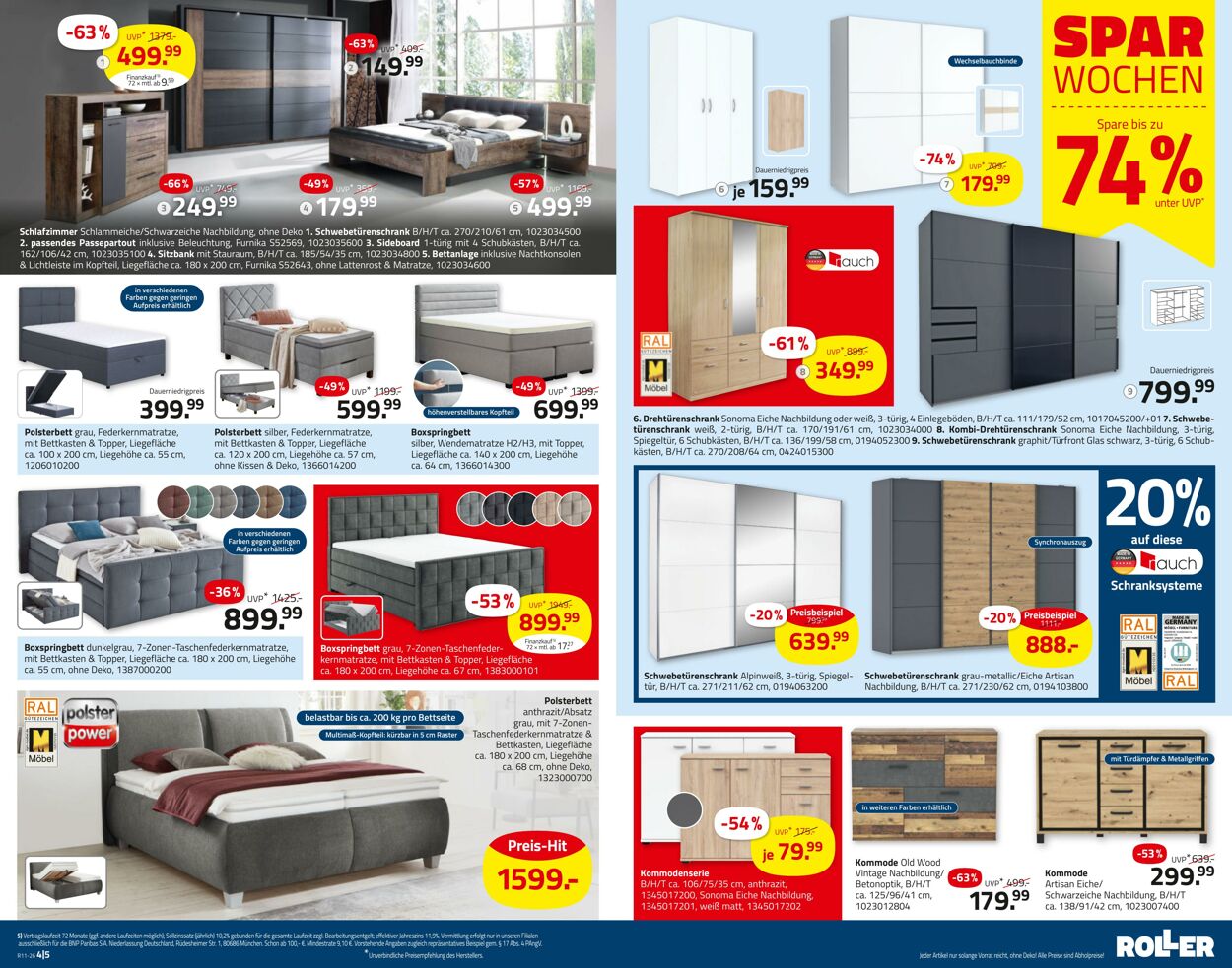 Prospekt Roller 08.03.2026 - 21.03.2026