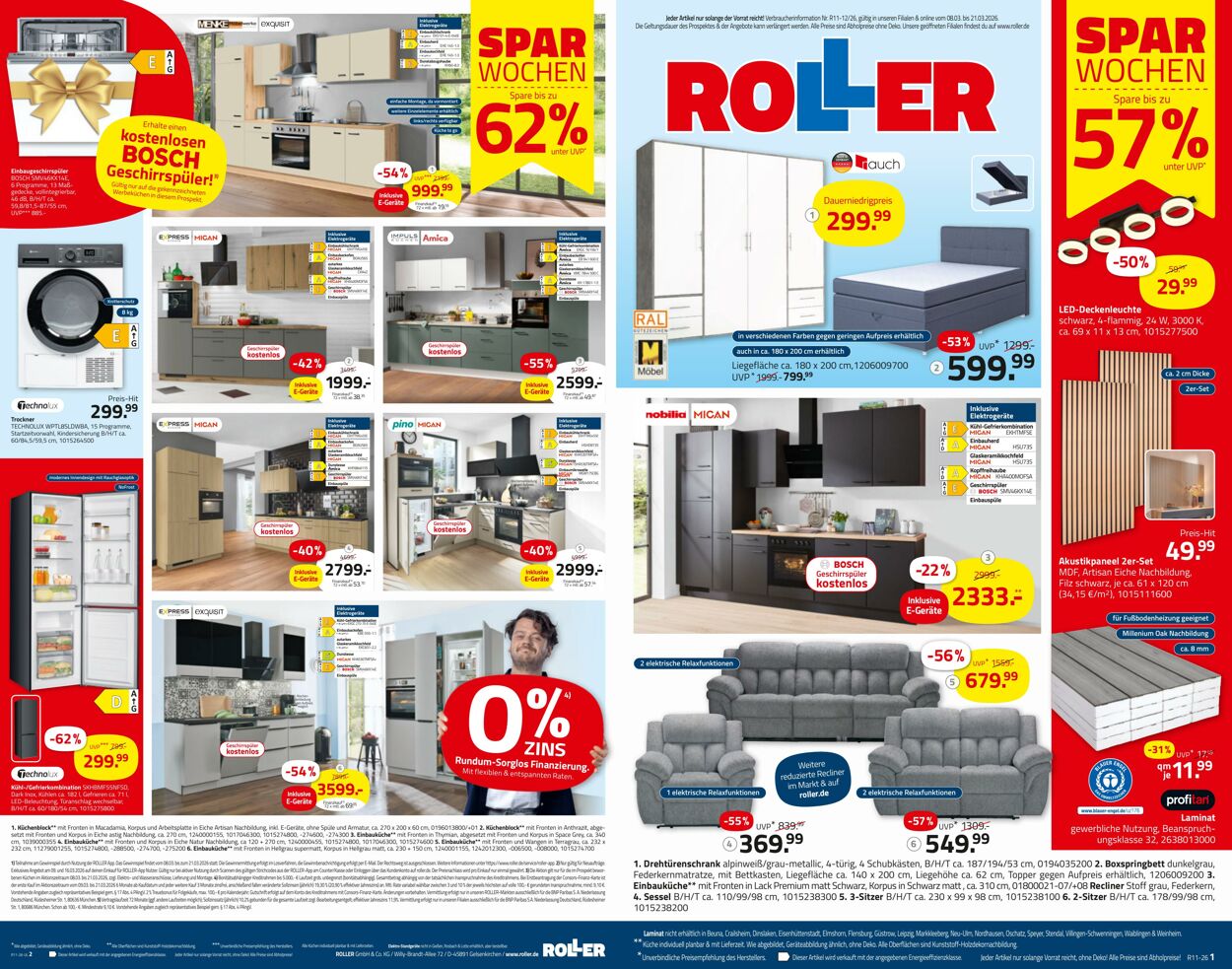 Prospekt Roller 08.03.2026 - 21.03.2026