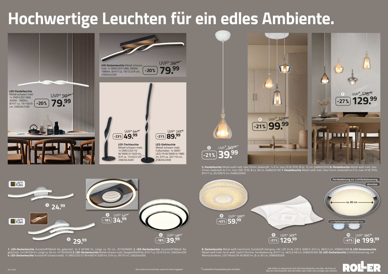 Prospekt Roller 28.09.2024 - 31.01.2025