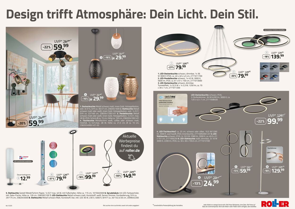 Prospekt Roller 28.09.2024 - 31.01.2025