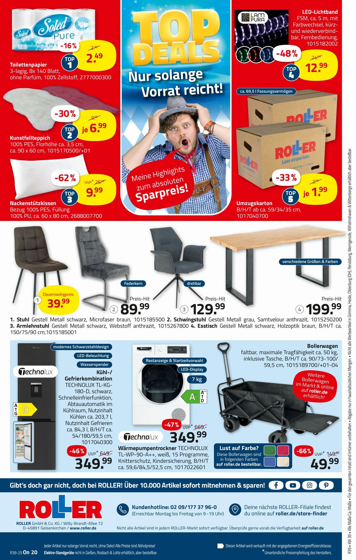 Prospekt Roller 21.09.2025 - 27.09.2025