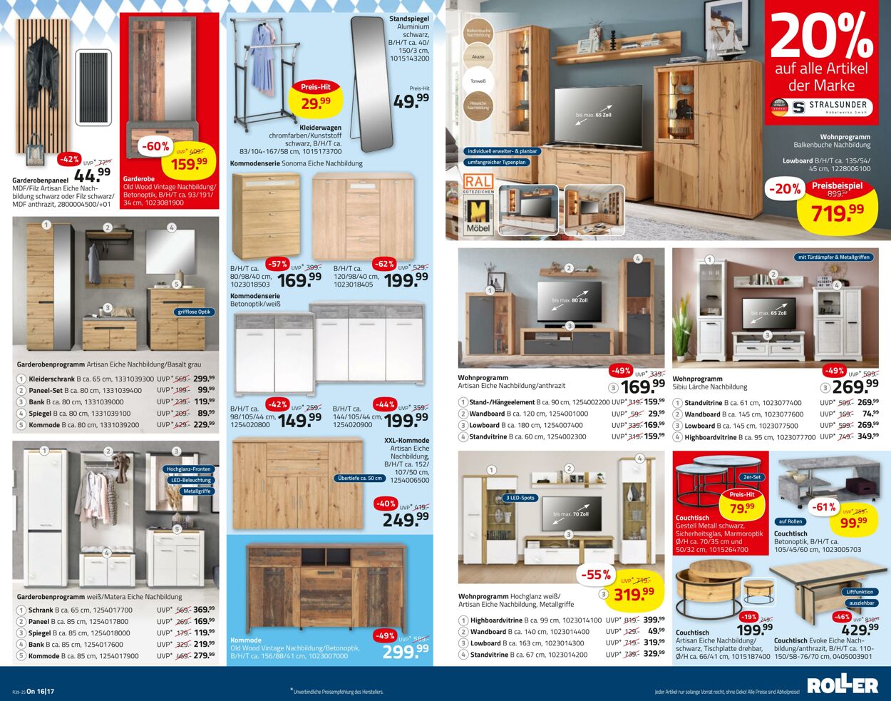 Prospekt Roller 21.09.2025 - 27.09.2025