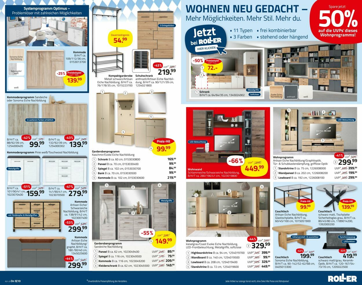 Prospekt Roller 07.09.2025 - 20.09.2025