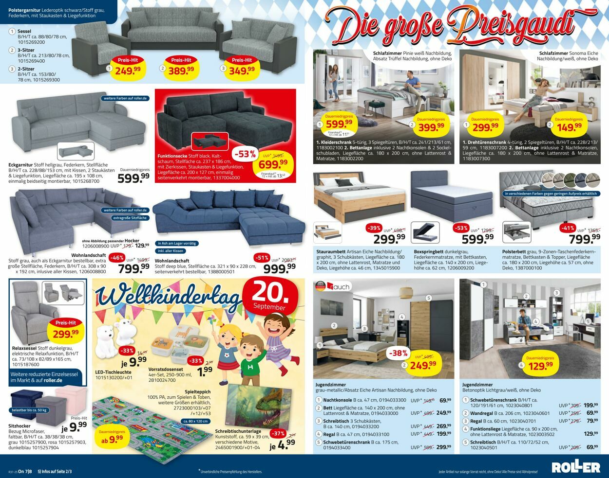 Prospekt Roller 07.09.2025 - 20.09.2025