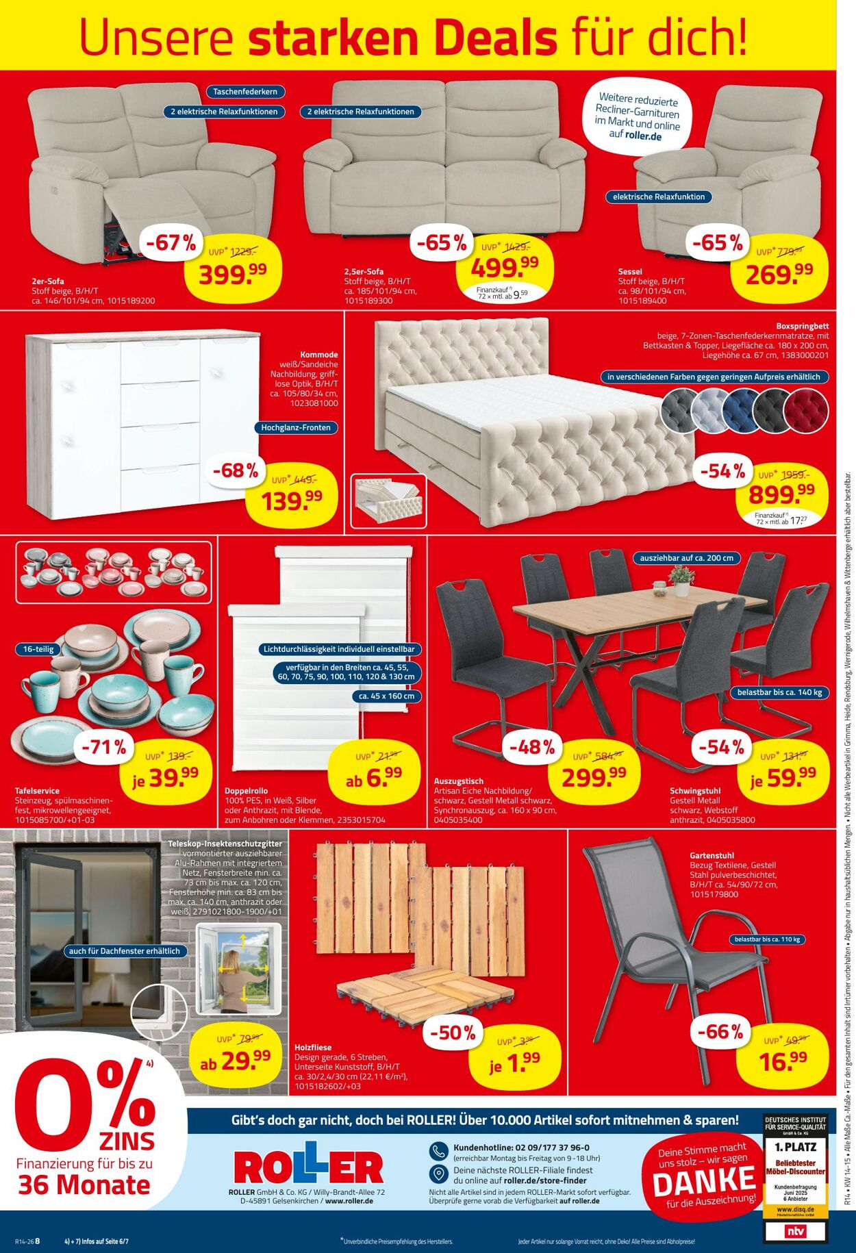 Prospekt Roller 29.03.2026 - 11.04.2026