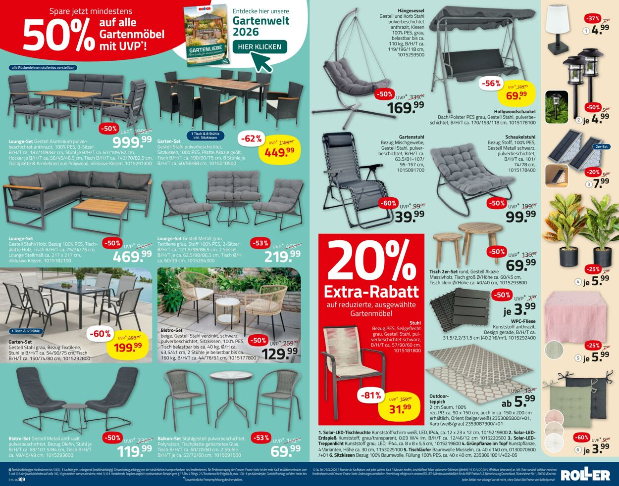 Prospekt Roller 12.04.2026 - 25.04.2026