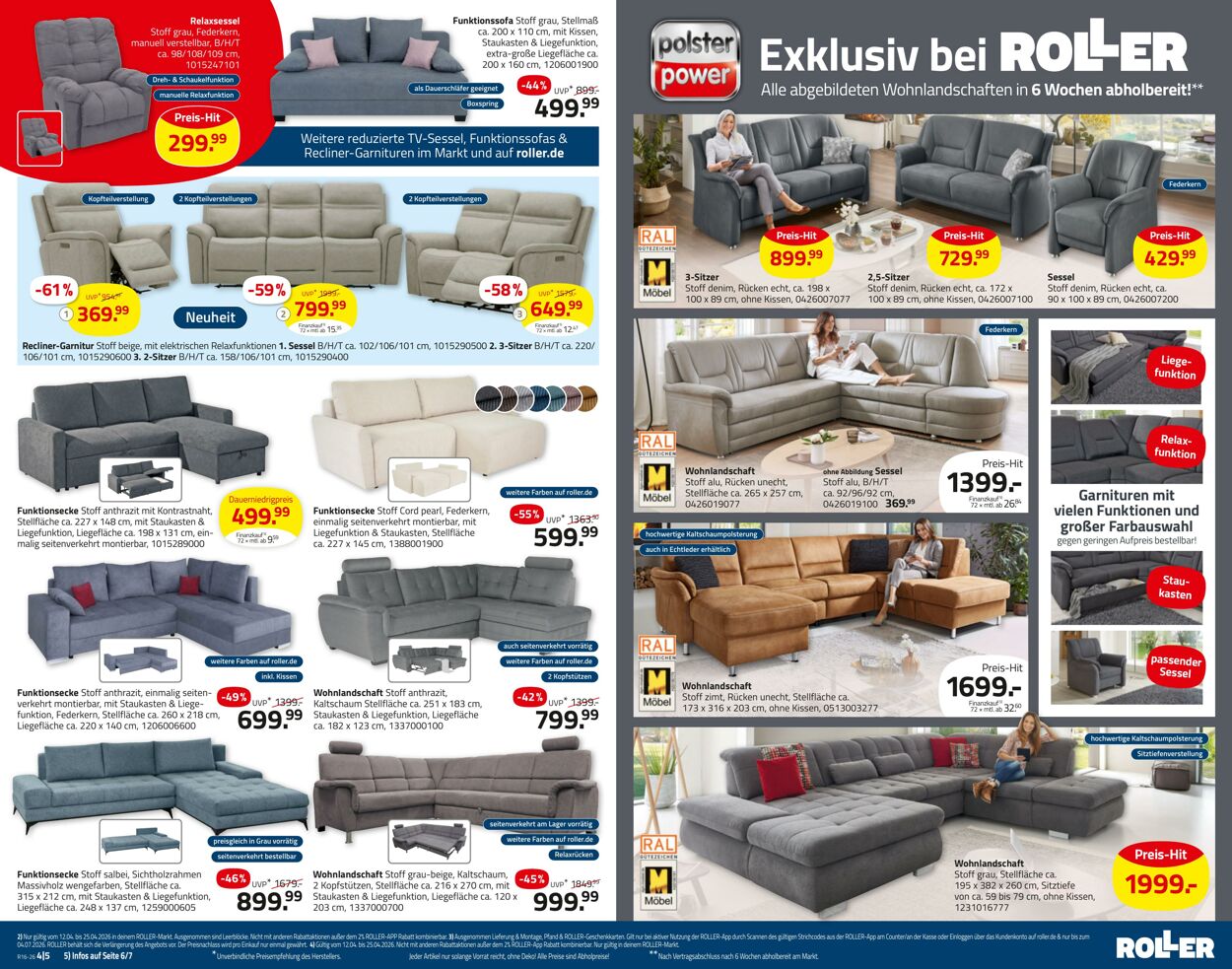 Prospekt Roller 12.04.2026 - 25.04.2026