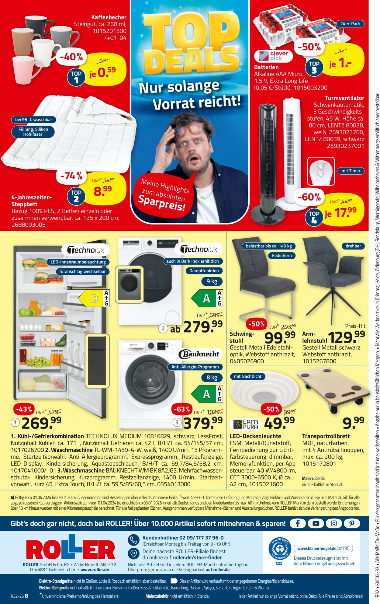 Prospekt Roller 03.08.2025 - 16.08.2025