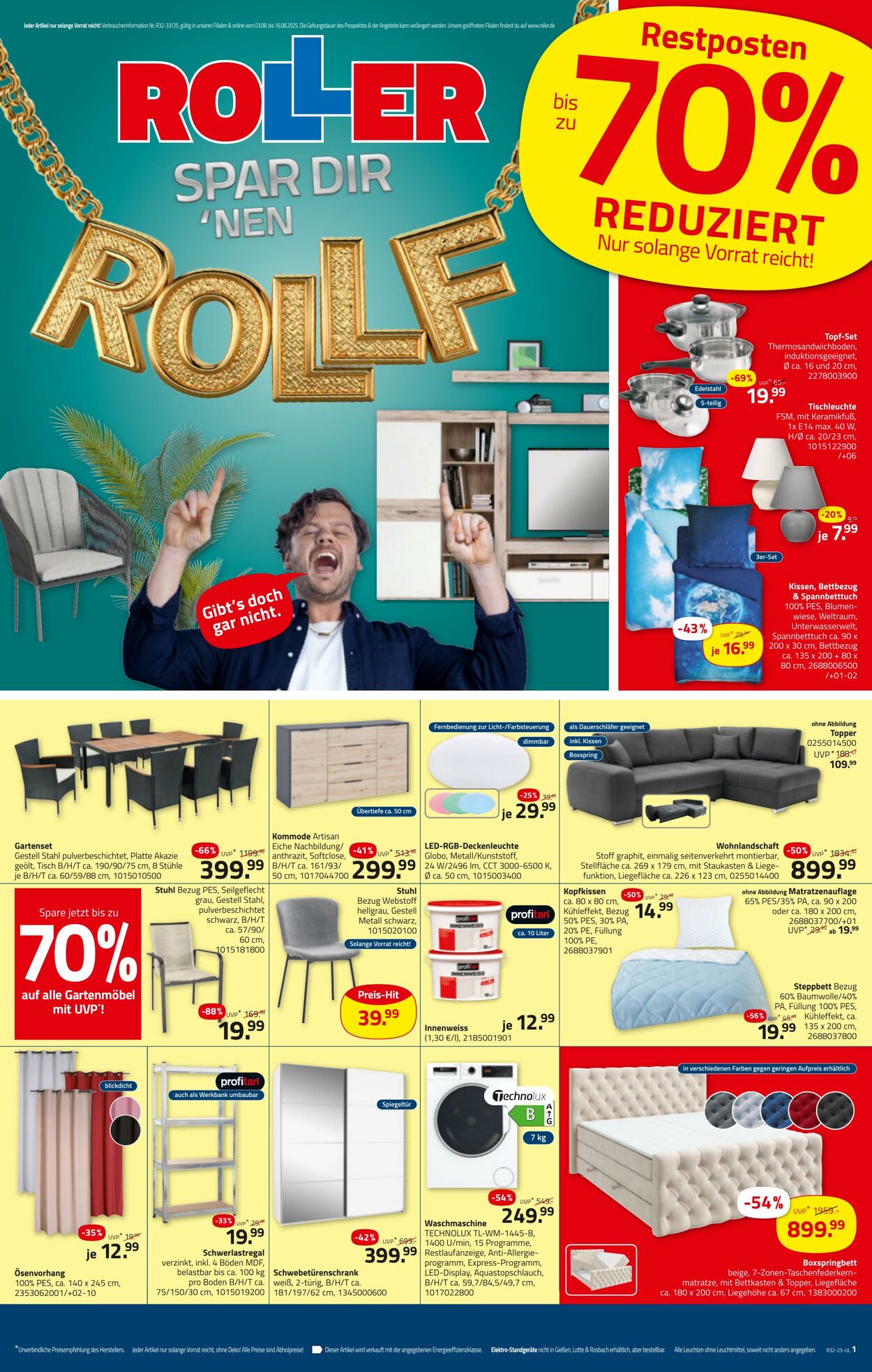 Prospekt Roller 03.08.2025 - 16.08.2025
