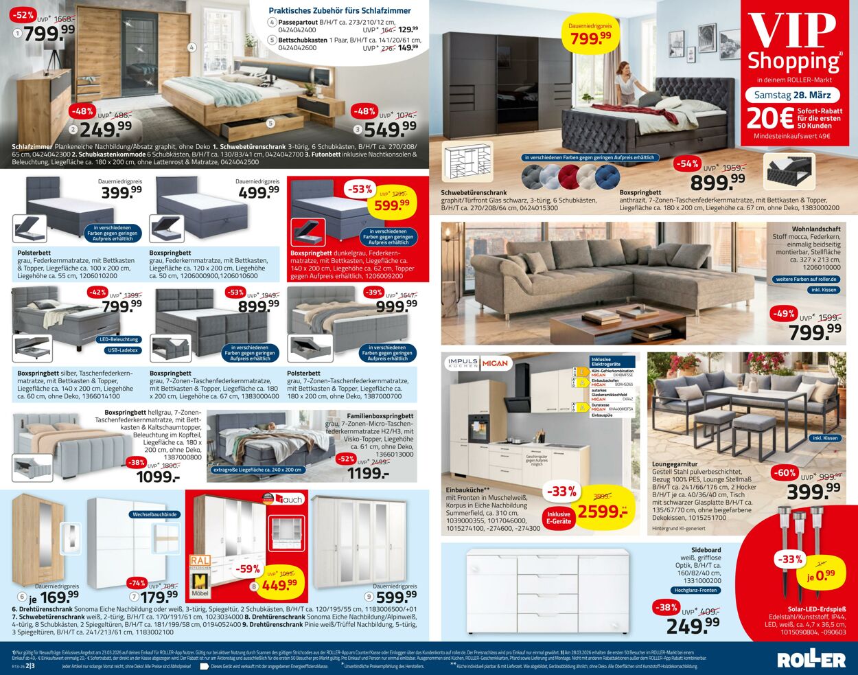Prospekt Roller 22.03.2026 - 28.03.2026
