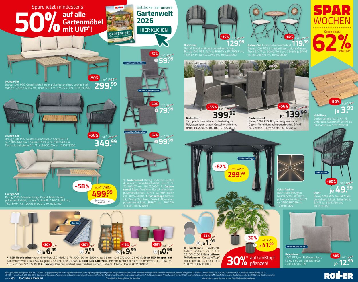 Prospekt Roller 22.03.2026 - 28.03.2026