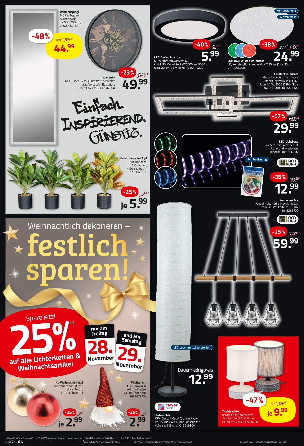 Prospekt Roller 23.11.2025 - 29.11.2025