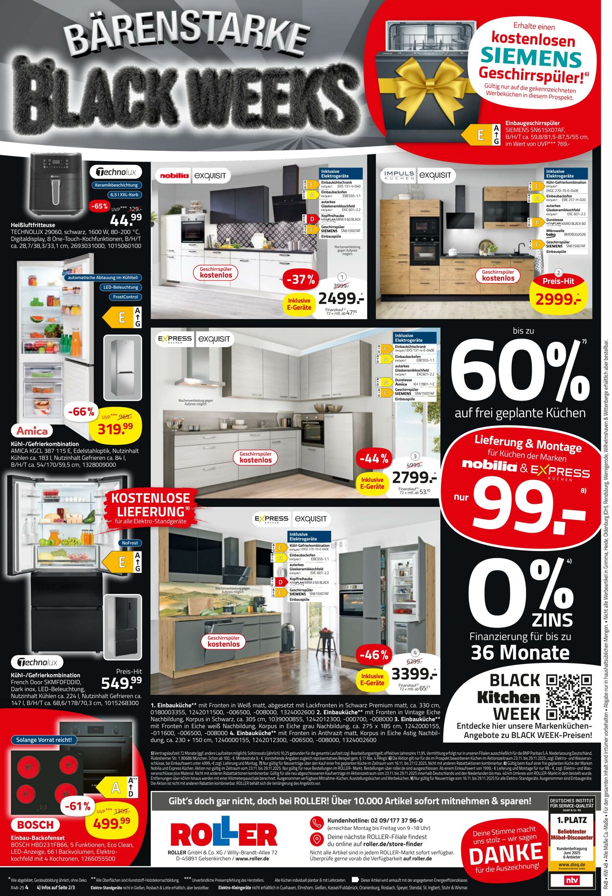 Prospekt Roller 23.11.2025 - 29.11.2025