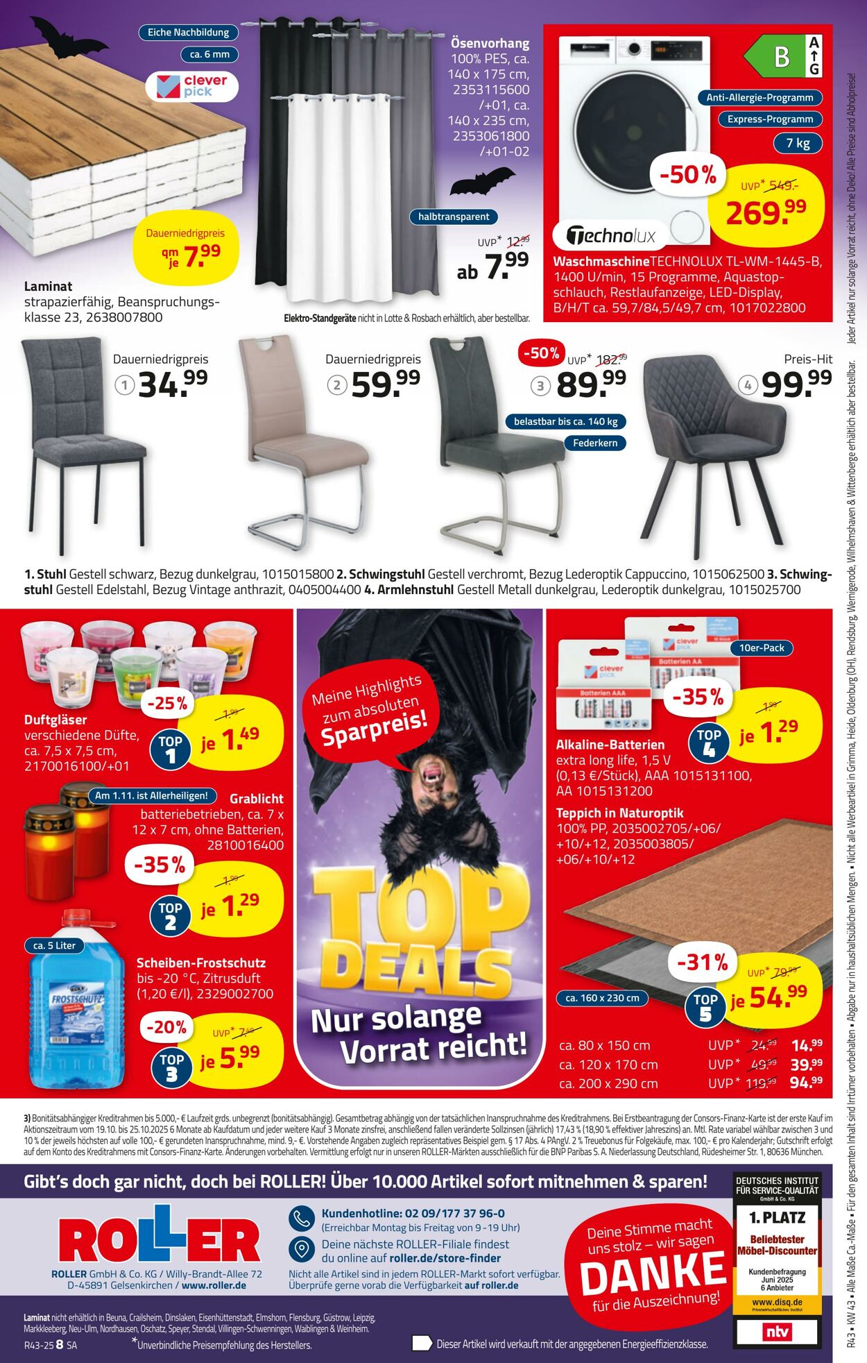 Prospekt Roller 19.10.2025 - 25.10.2025