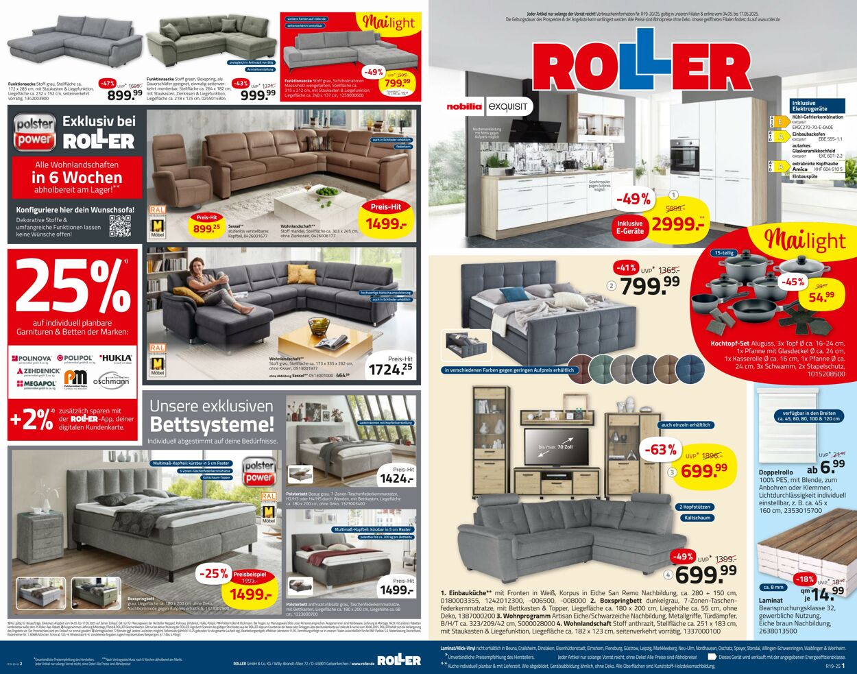 Prospekt Roller 04.05.2025 - 17.05.2025