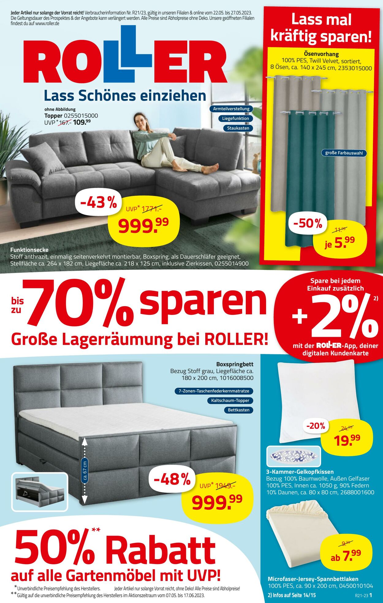 Prospekt Roller 22.05.2023 - 27.05.2023