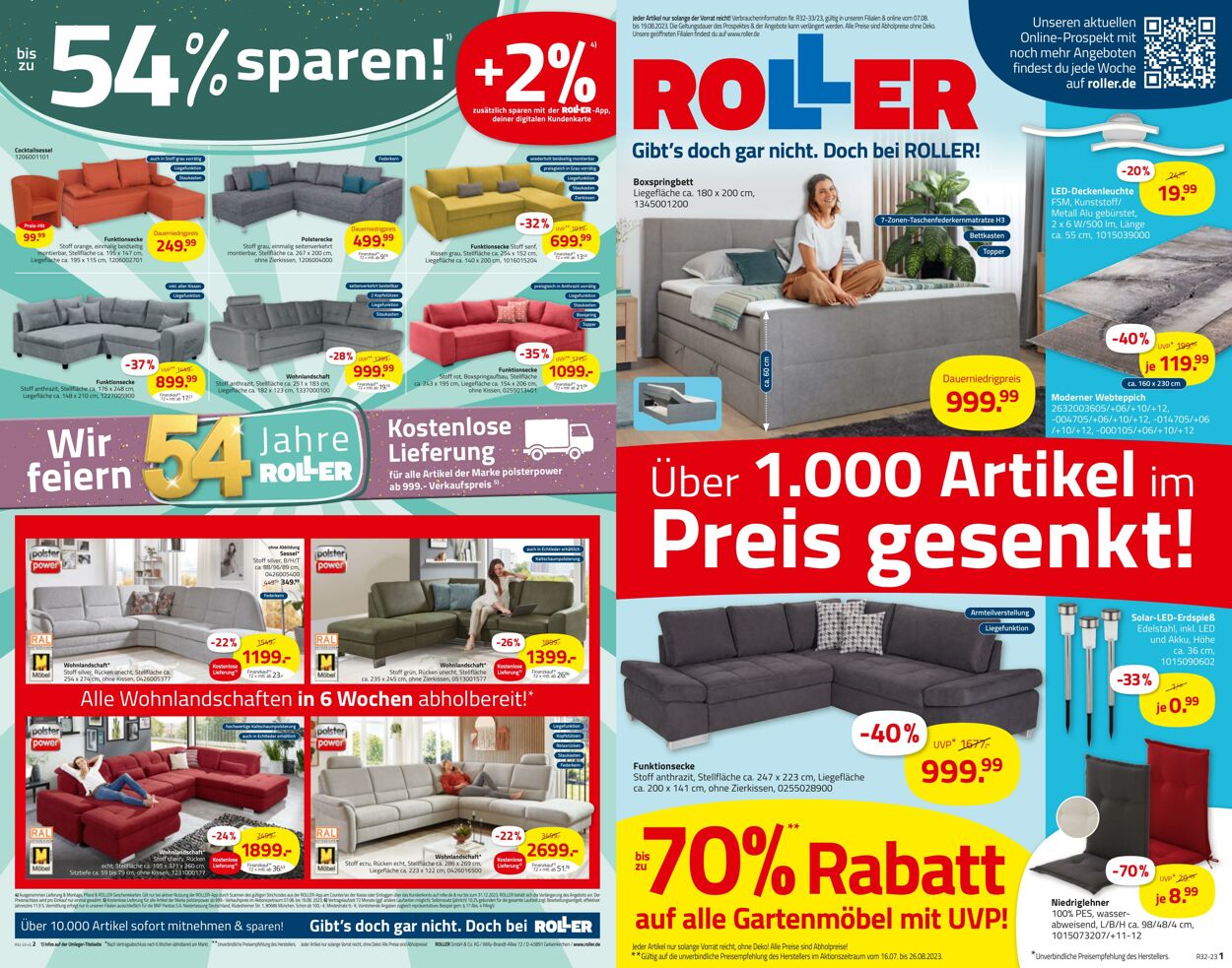 Prospekt Roller 07.08.2023 - 19.08.2023