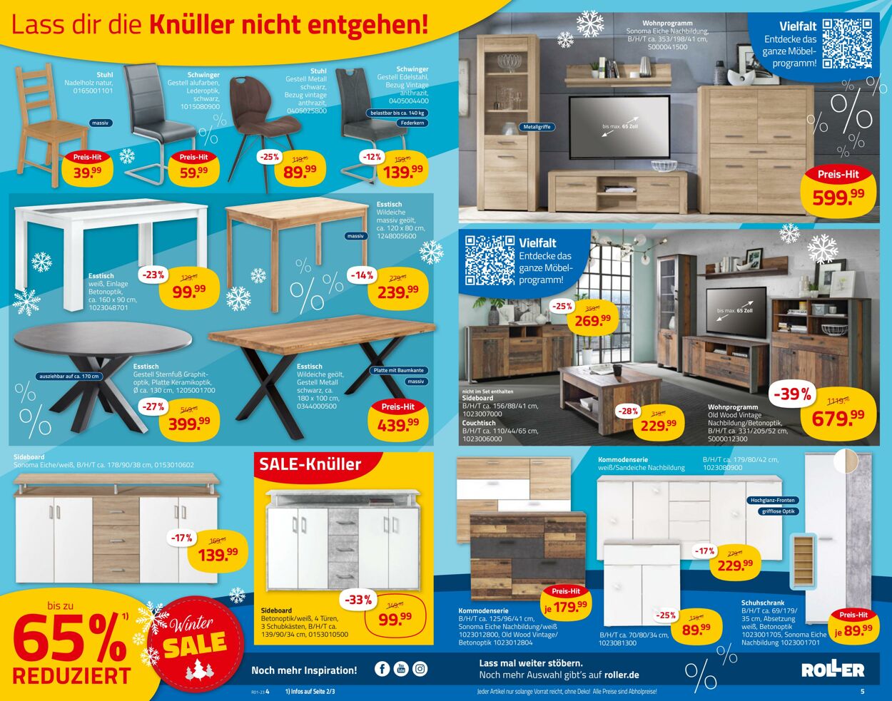 Prospekt Roller 02.01.2023 - 07.01.2023