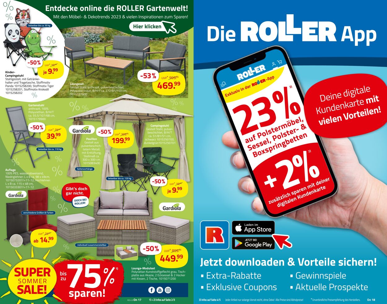 Prospekt Roller 05.06.2023 - 17.06.2023