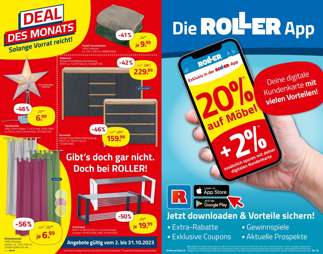 Prospekt Roller 09.10.2023 - 21.10.2023