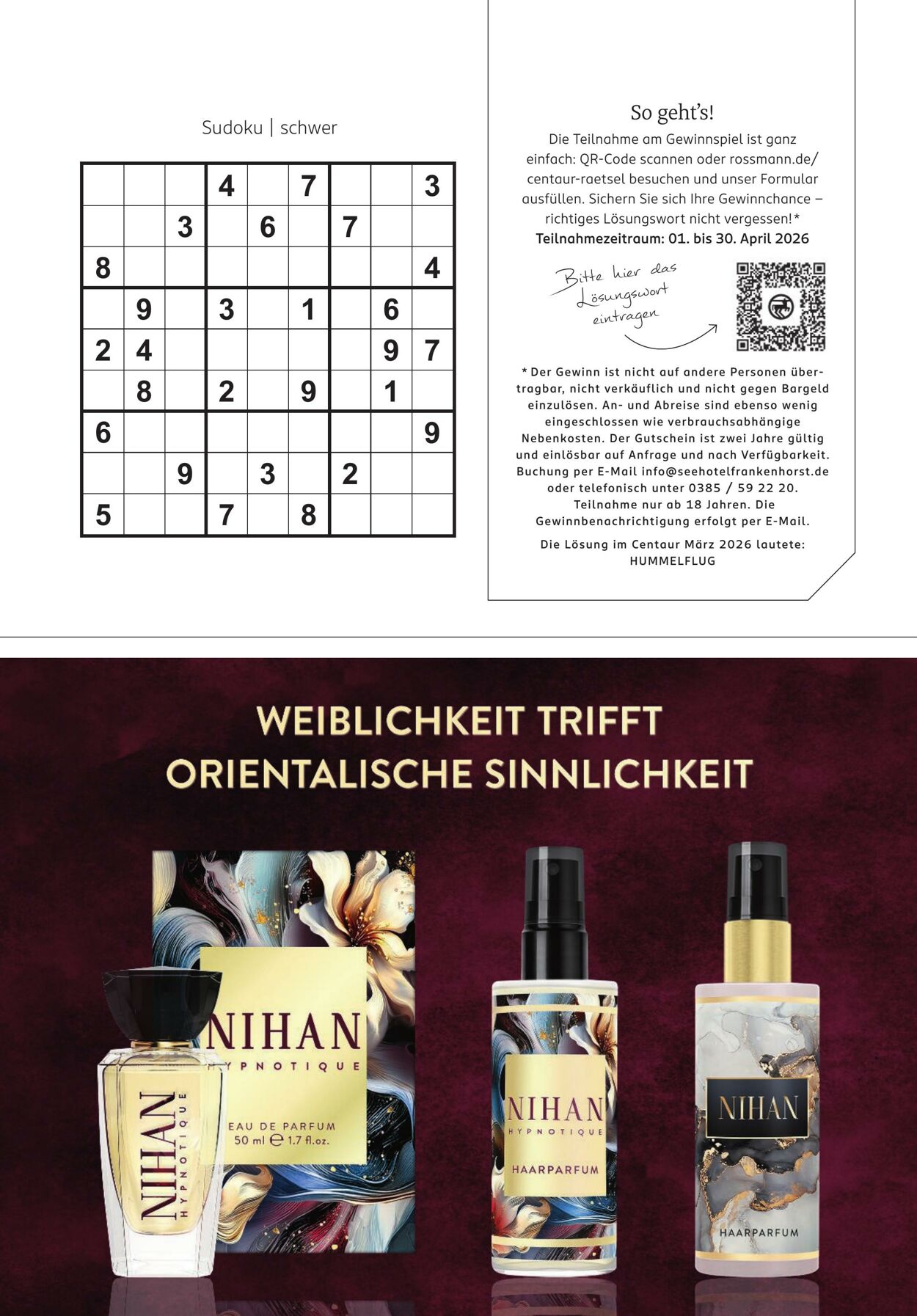 Prospekt Rossmann 01.04.2026 - 09.04.2026
