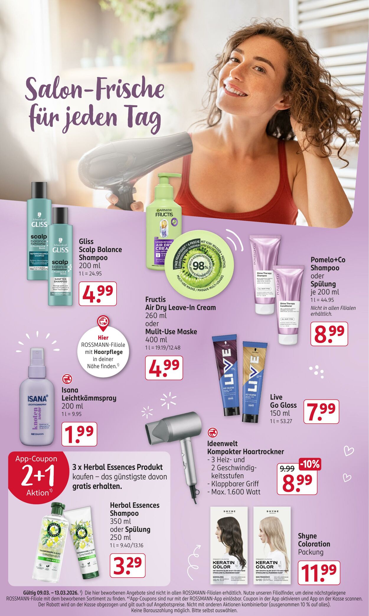 Prospekt Rossmann 09.03.2026 - 14.03.2026