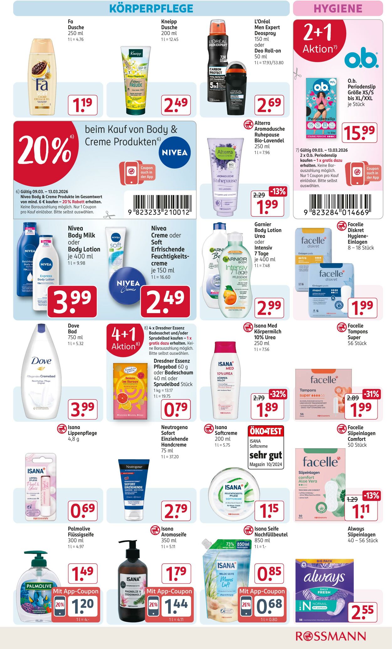 Prospekt Rossmann 09.03.2026 - 14.03.2026