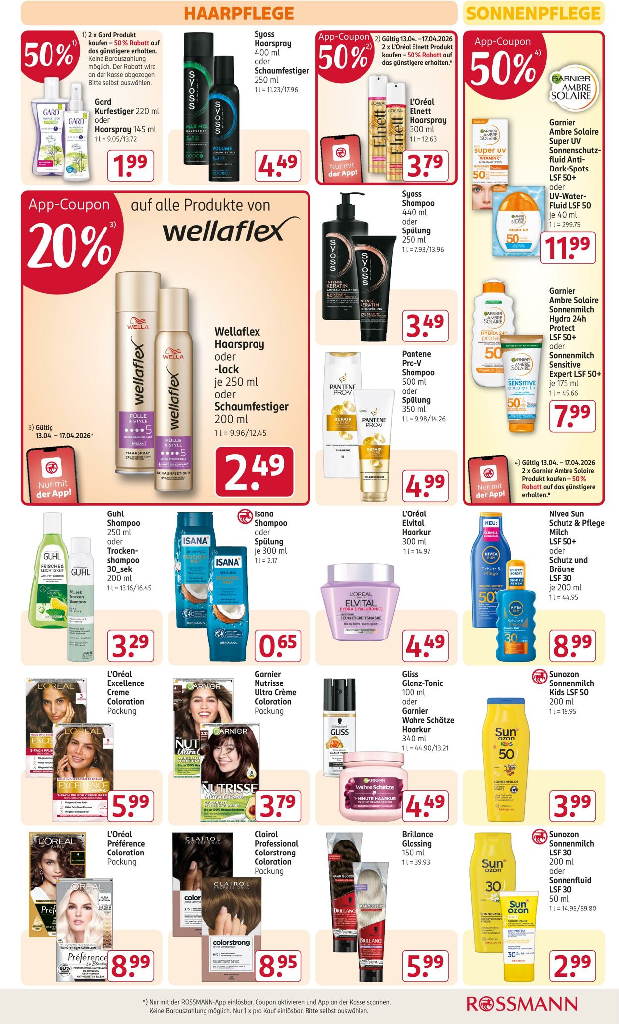 Prospekt Rossmann 13.04.2026 - 18.04.2026