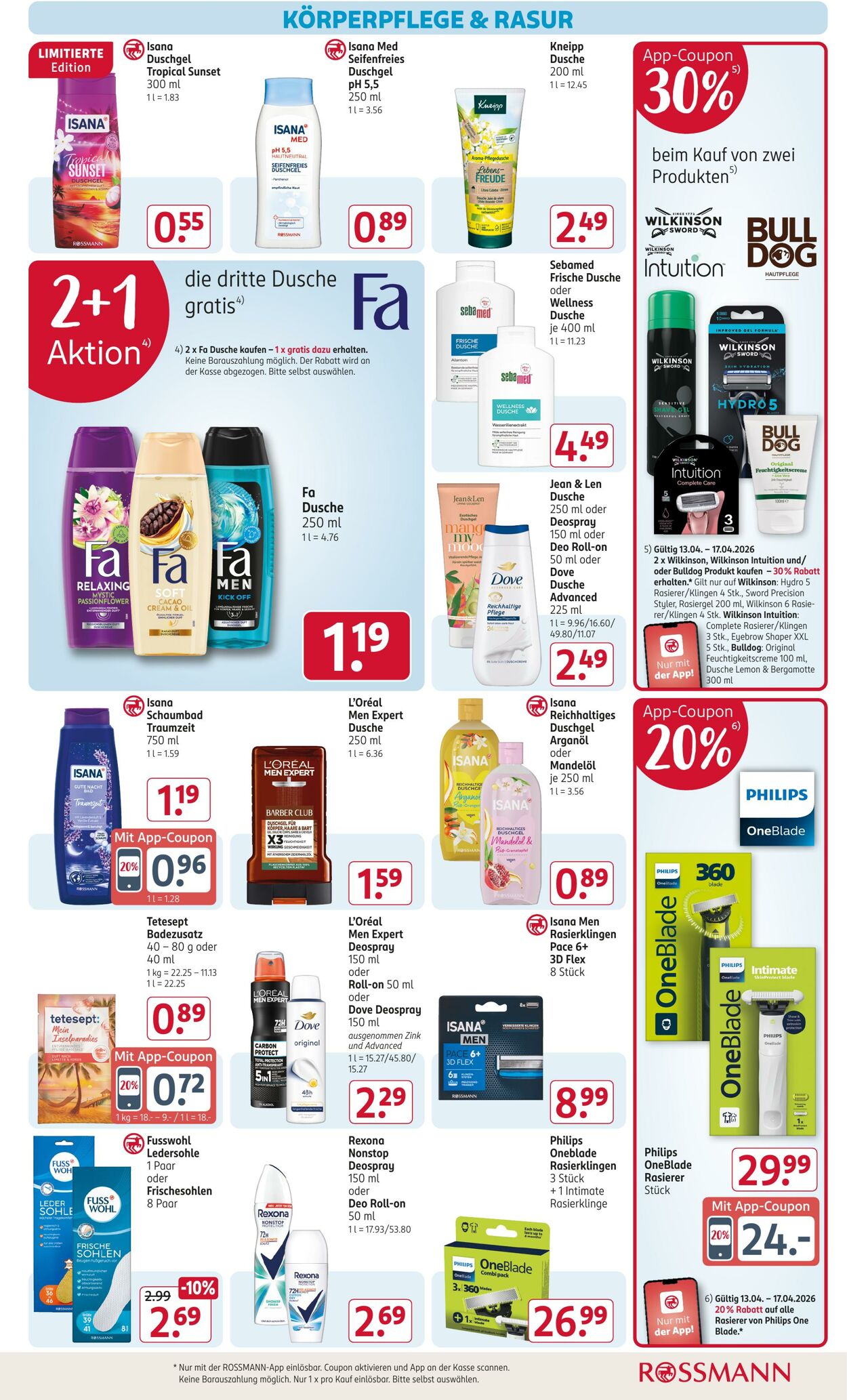 Prospekt Rossmann 13.04.2026 - 18.04.2026