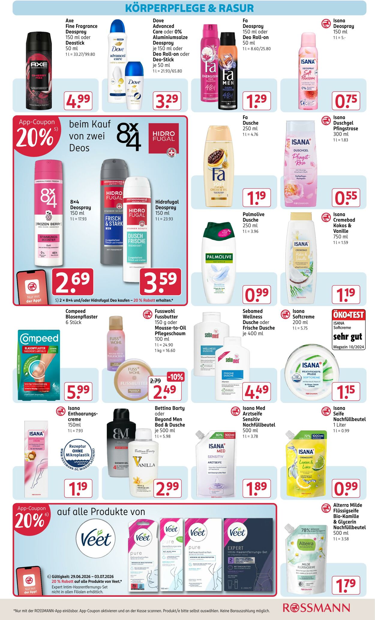 Prospekt Rossmann 29.06.2026 - 04.07.2026