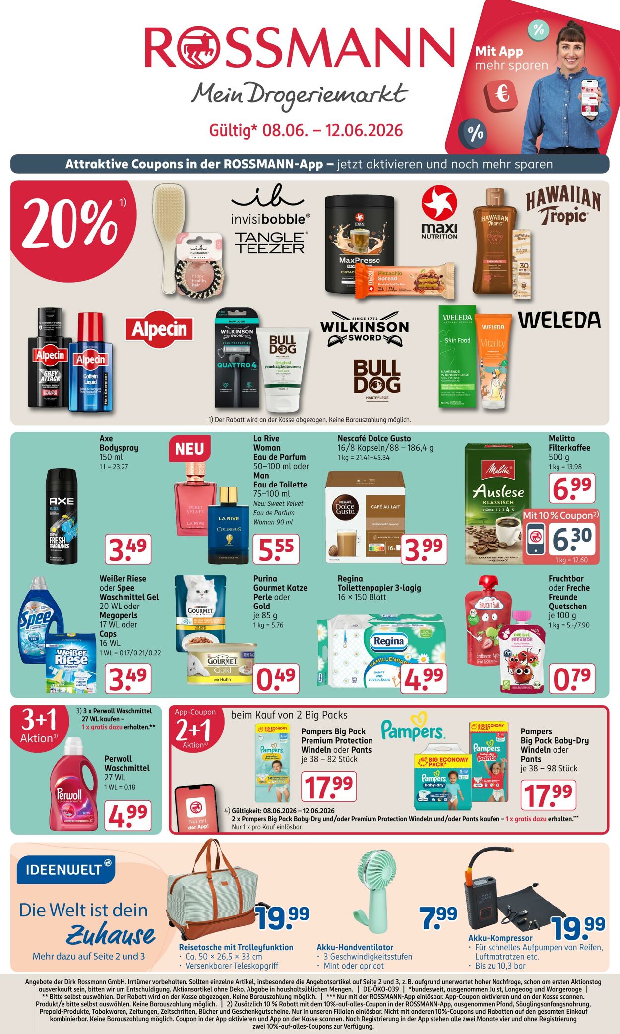 Prospekt Rossmann - Jetzt den ROSSMANN Angebote Blätterkatalog entdecken | rossmann.de 8 Jun, 2026 - 13 Jun, 2026