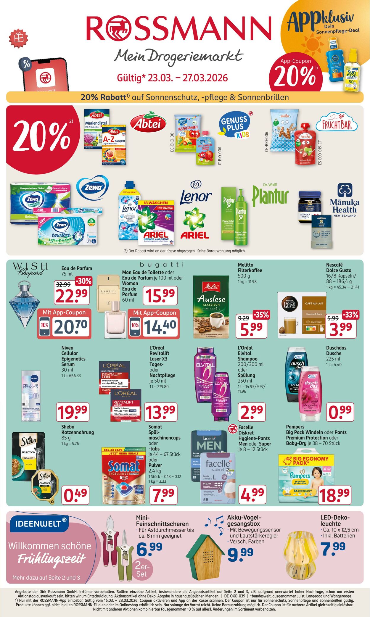 Prospekt Rossmann 23.03.2026 - 28.03.2026