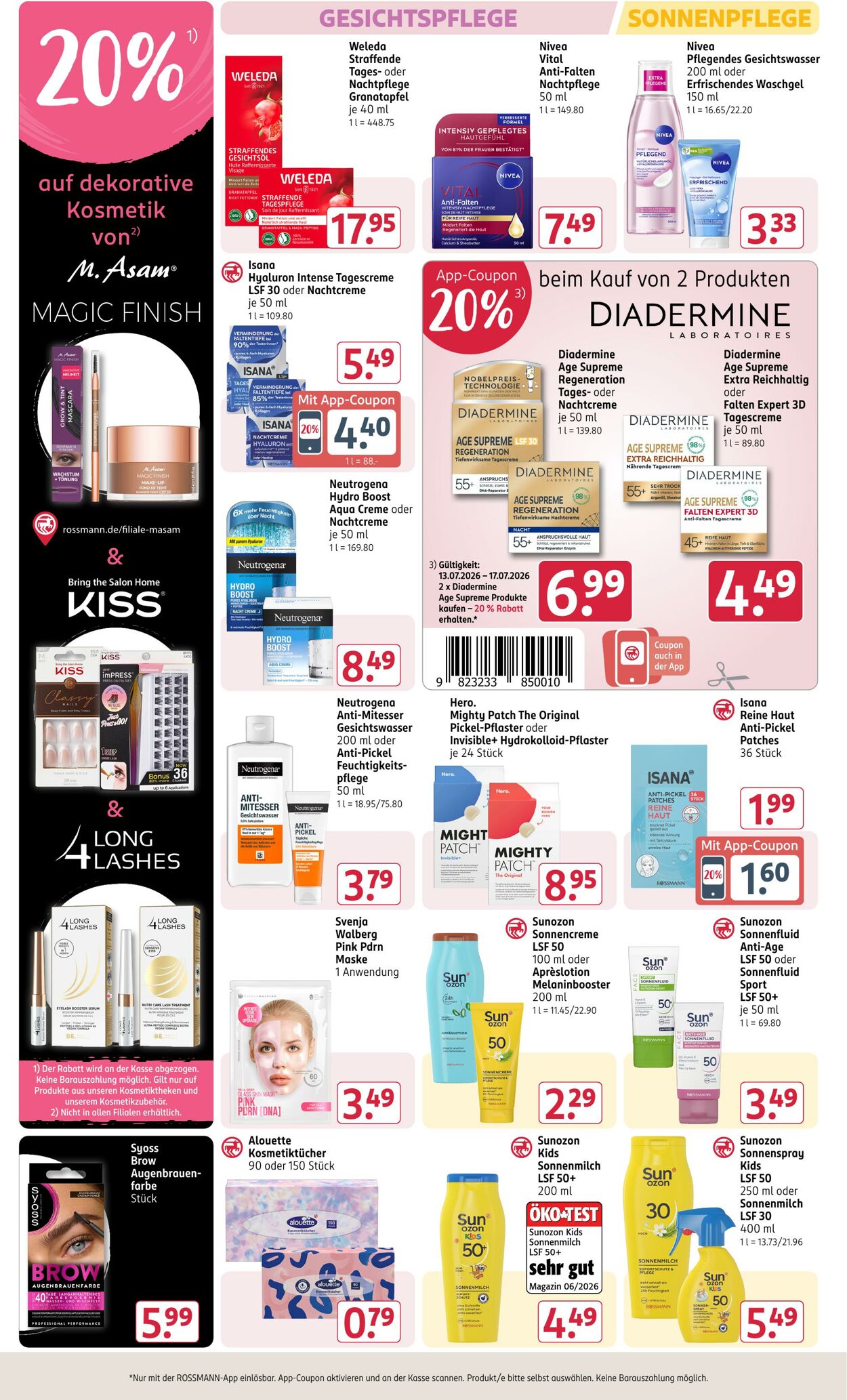 Prospekt Rossmann 13.07.2026 - 18.07.2026