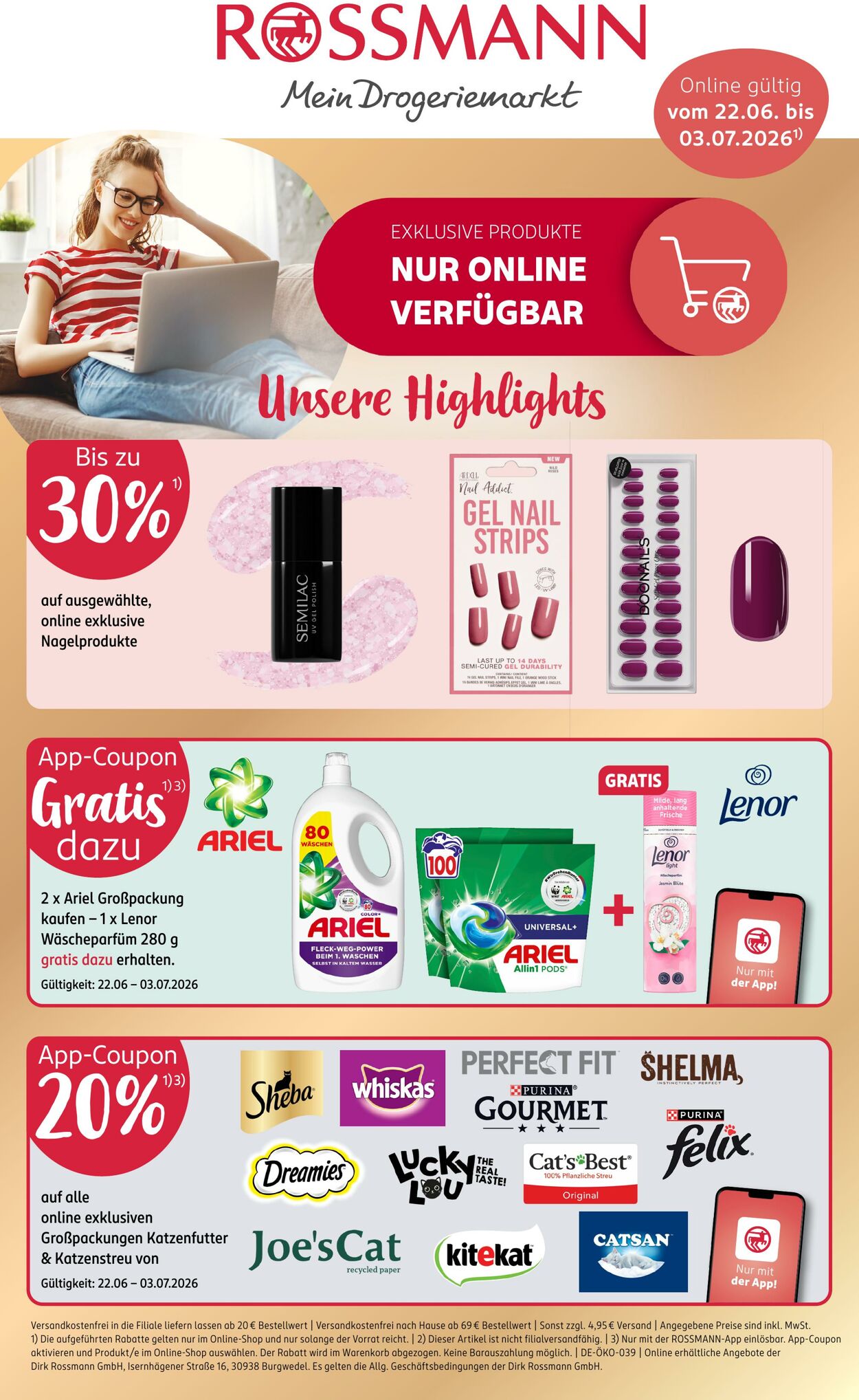 Prospekt Rossmann 22.06.2026 - 27.06.2026