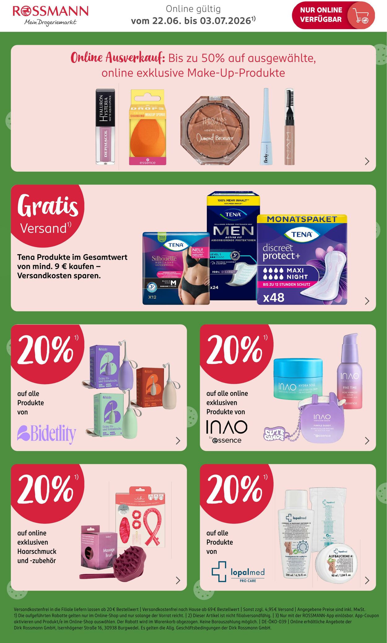 Prospekt Rossmann 22.06.2026 - 27.06.2026