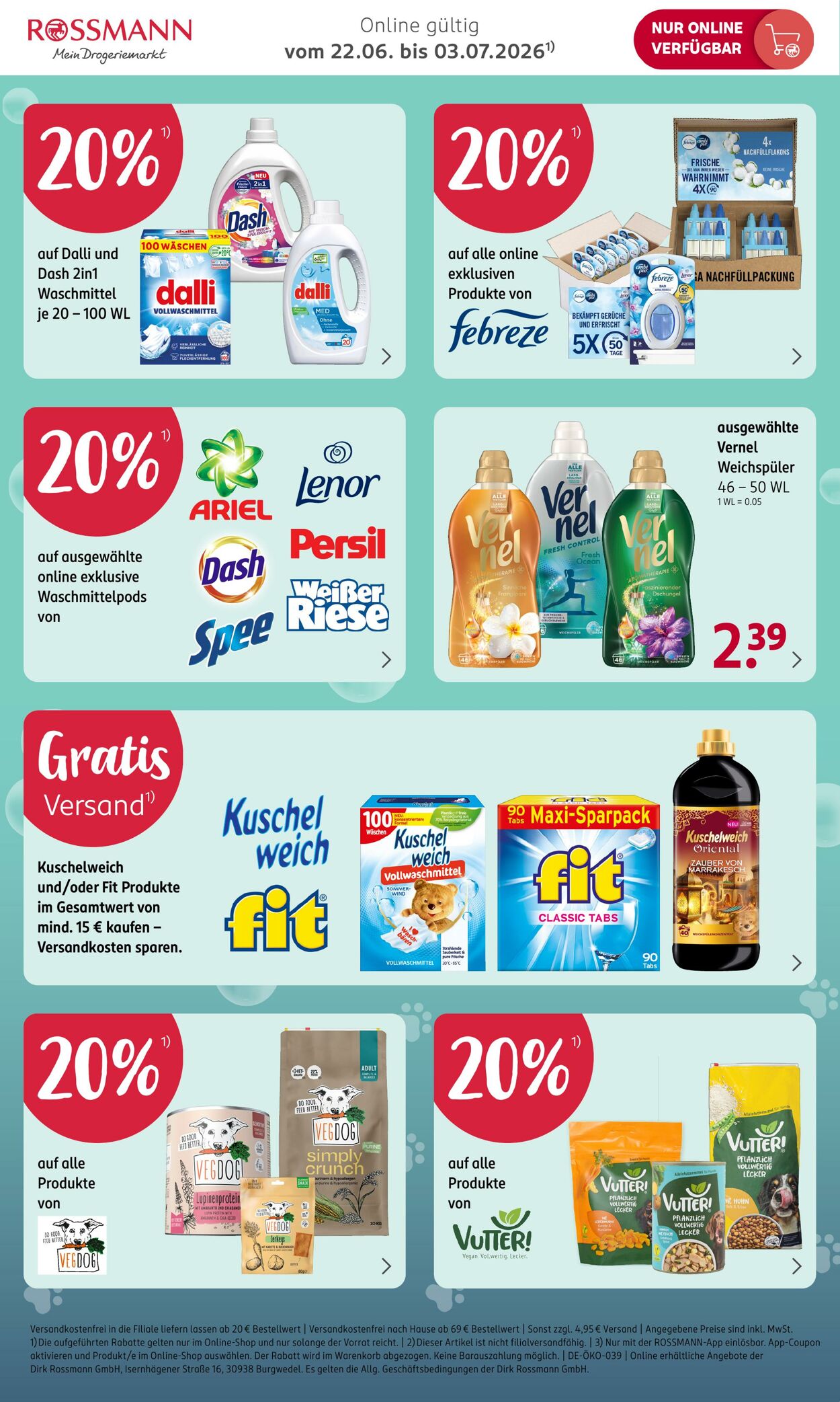 Prospekt Rossmann 22.06.2026 - 27.06.2026