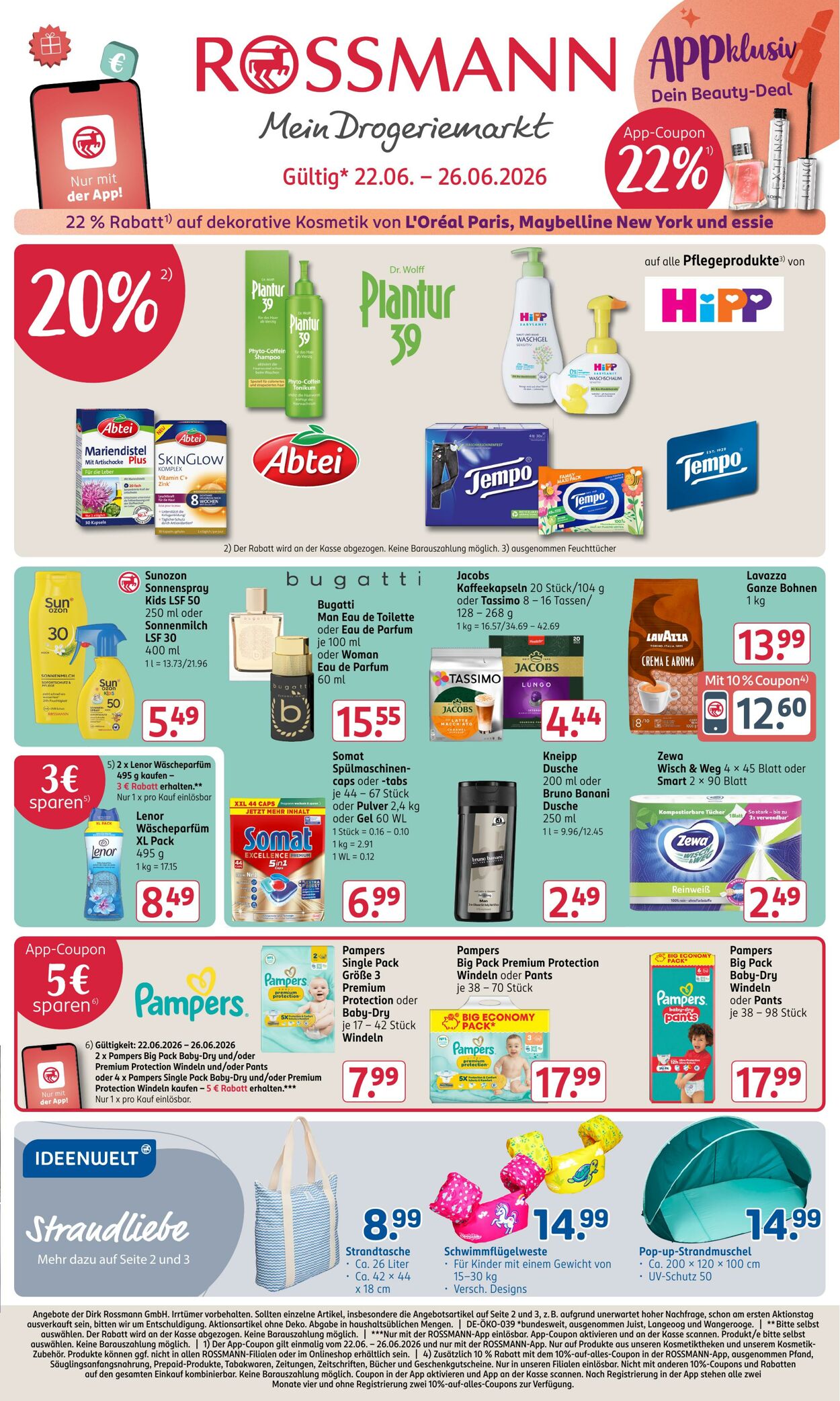Prospekt Rossmann 22.06.2026 - 27.06.2026
