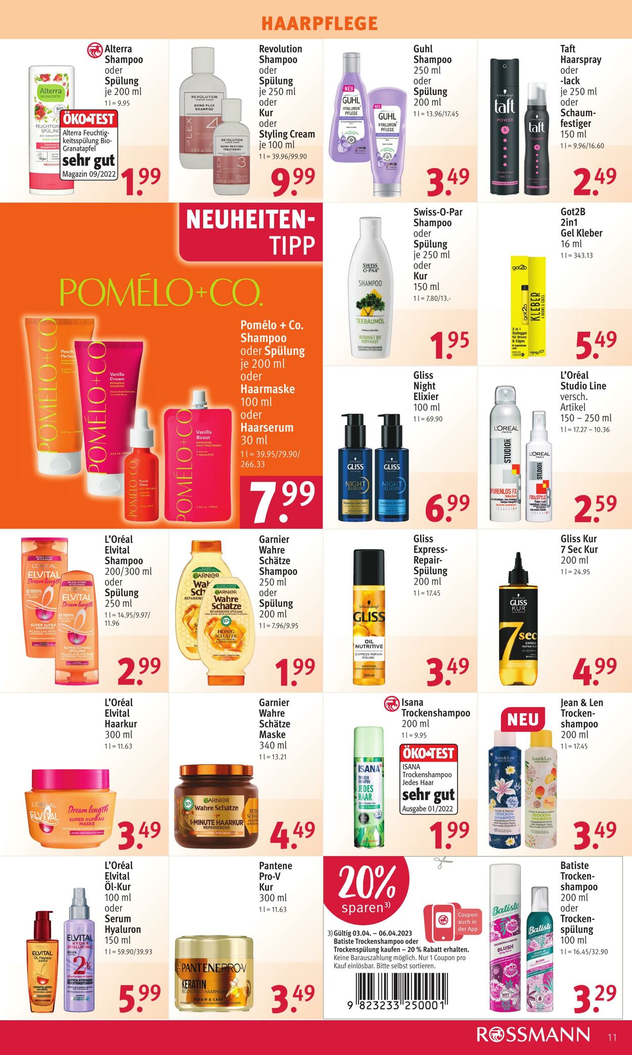 Prospekt Rossmann 03.04.2023 - 06.04.2023