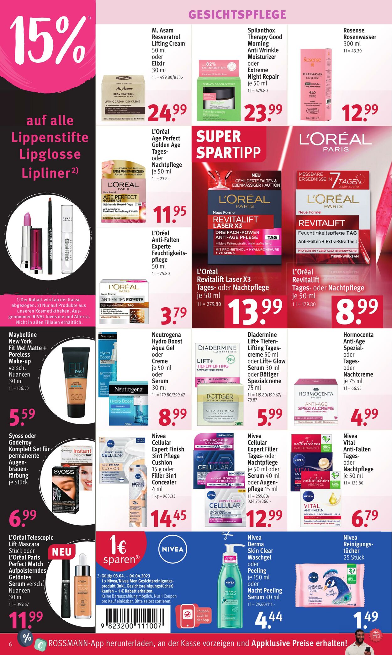 Prospekt Rossmann 03.04.2023 - 06.04.2023