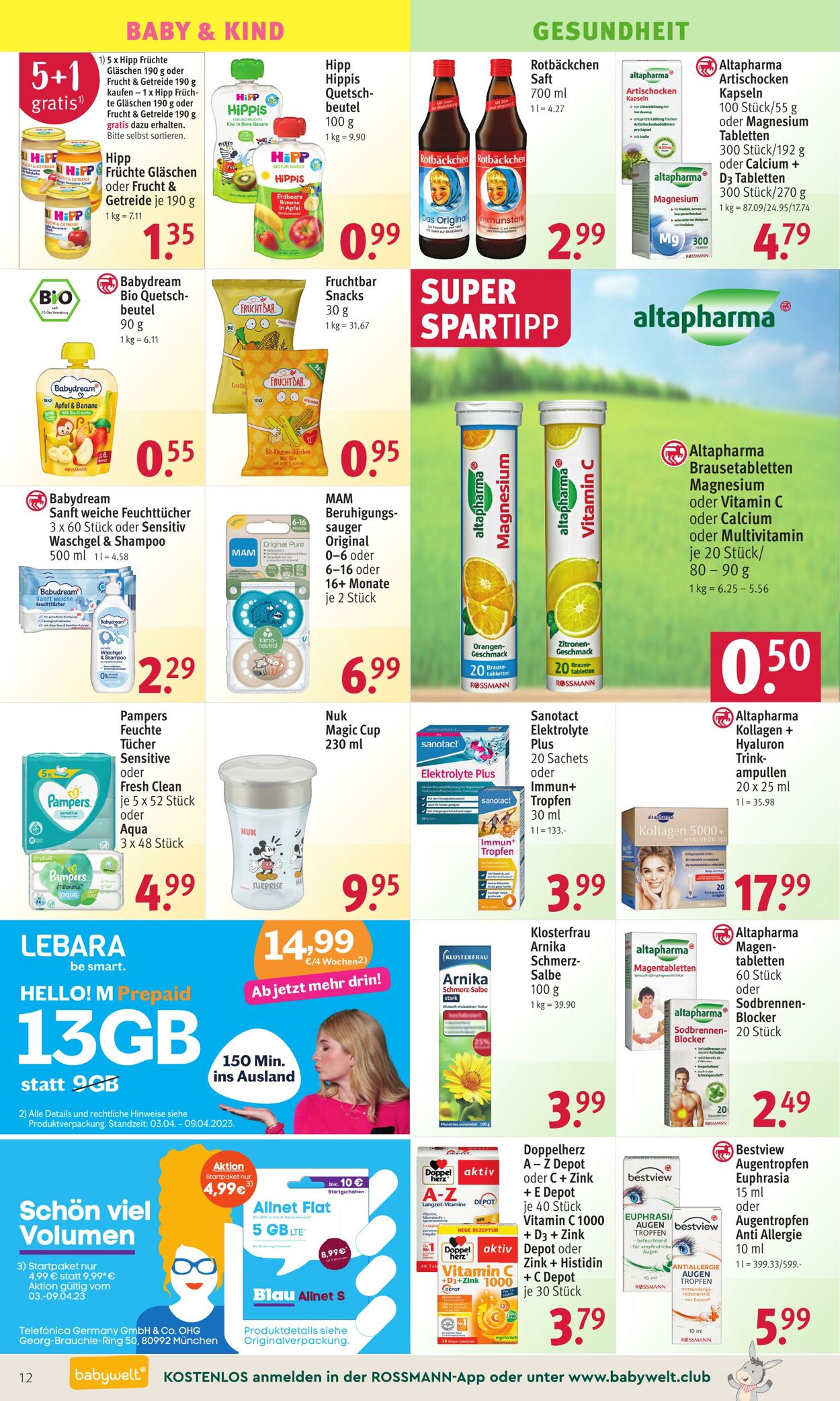 Prospekt Rossmann 03.04.2023 - 06.04.2023