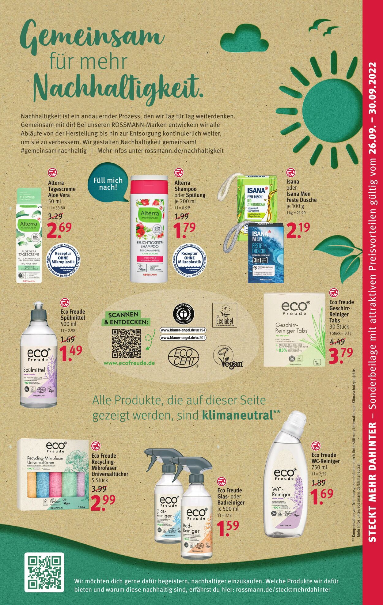 Prospekt Rossmann 26.09.2022 - 30.09.2022