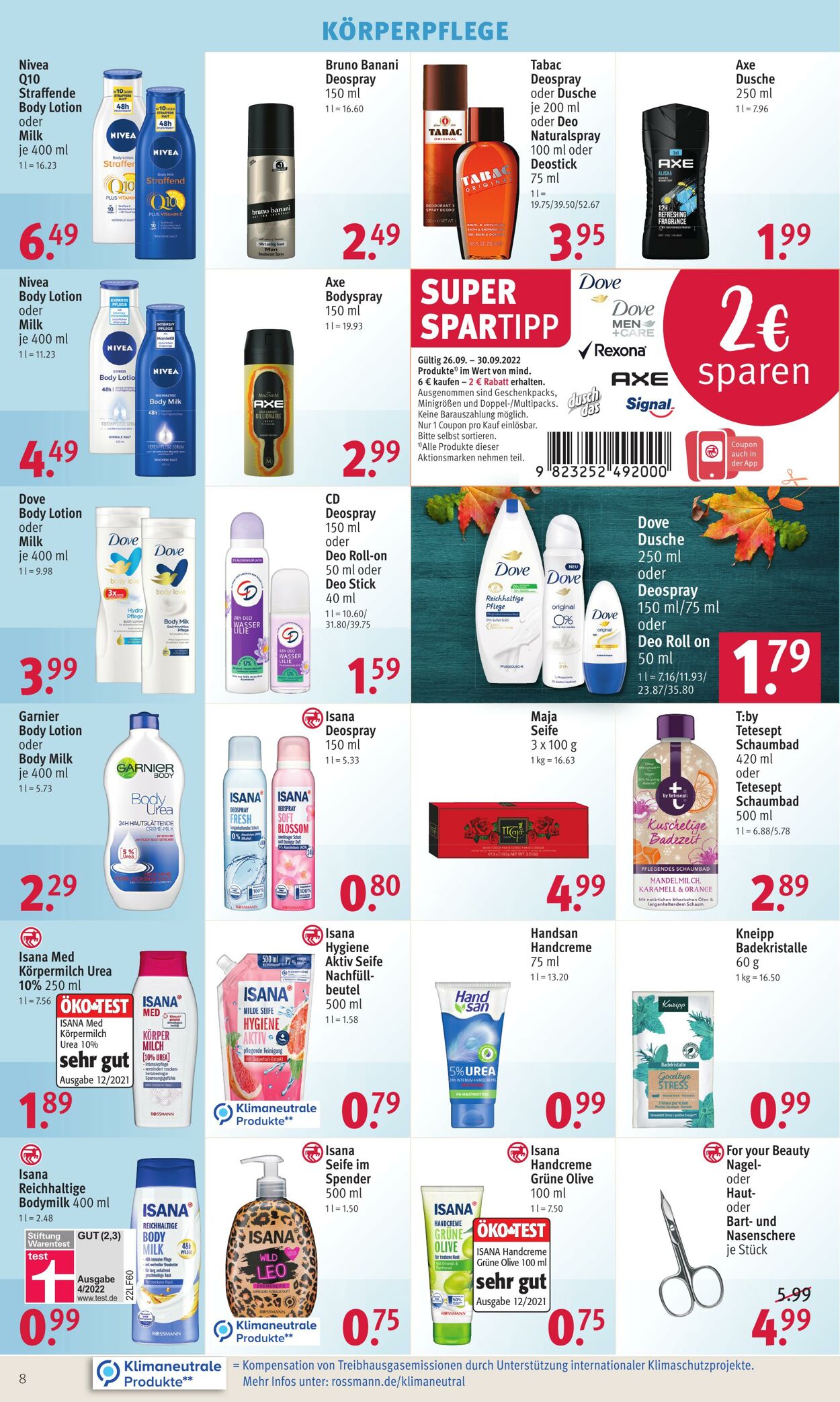 Prospekt Rossmann 26.09.2022 - 30.09.2022