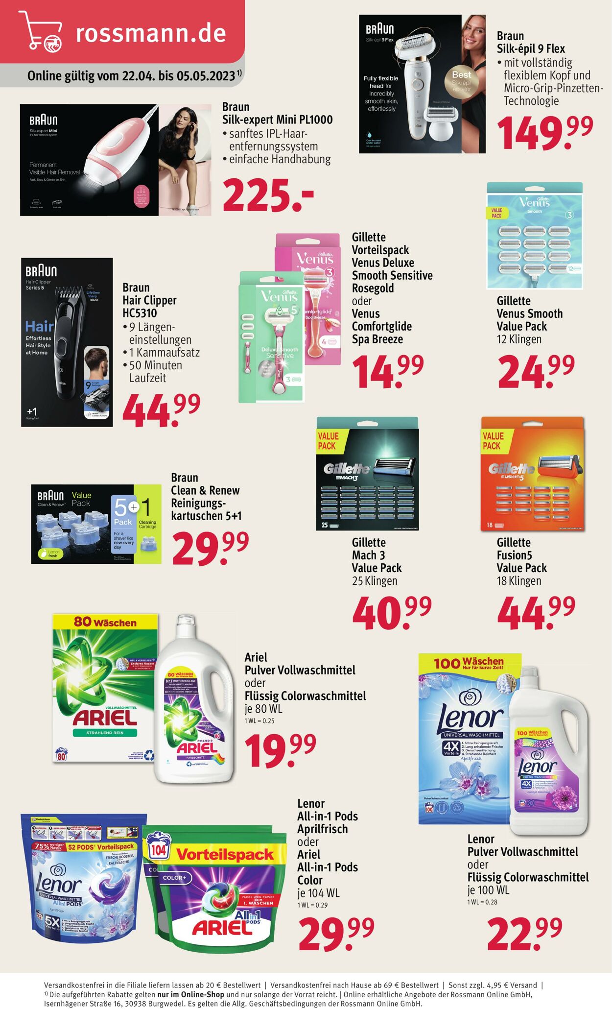 Prospekt Rossmann 22.04.2023 - 05.05.2023