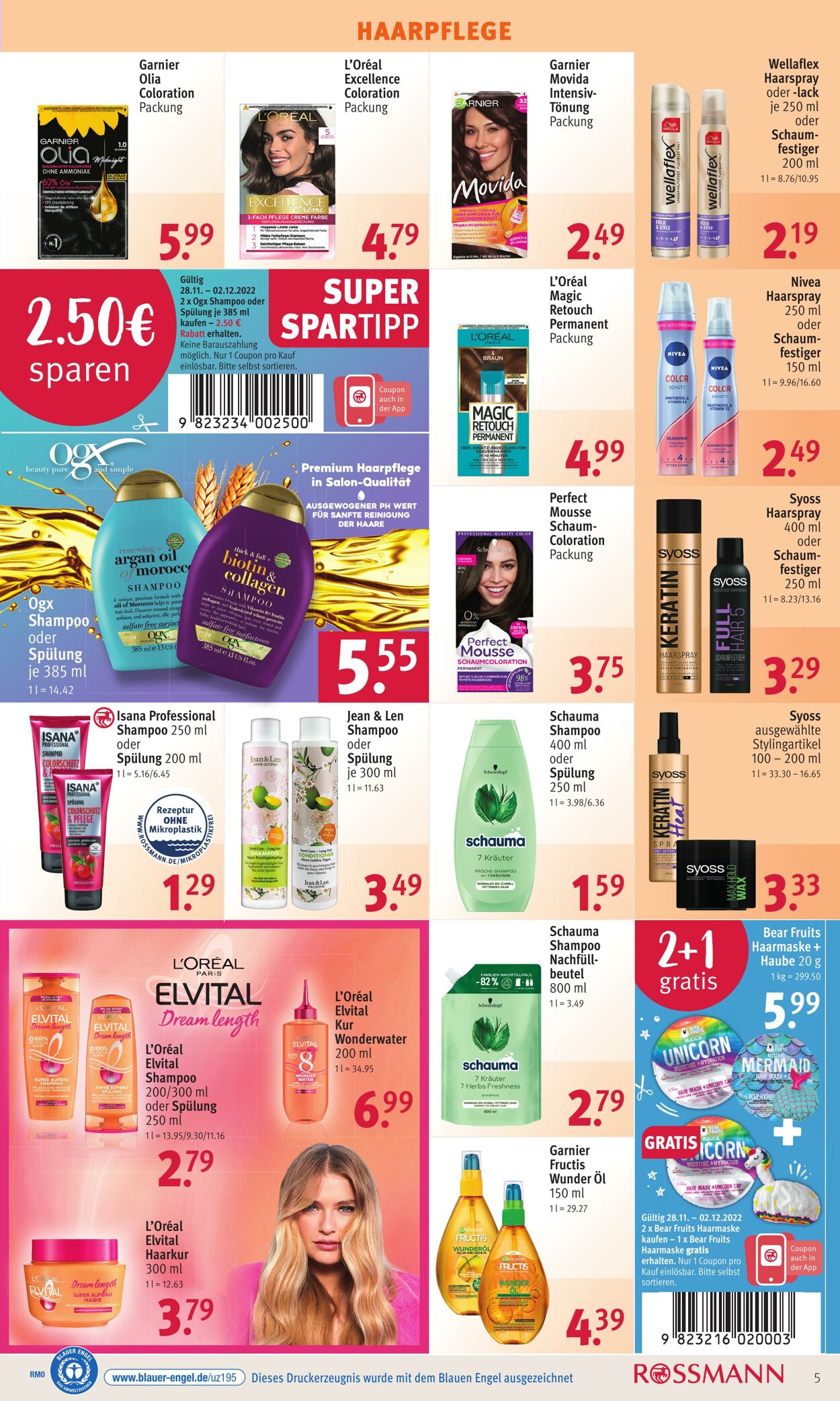 Prospekt Rossmann 28.11.2022 - 02.12.2022