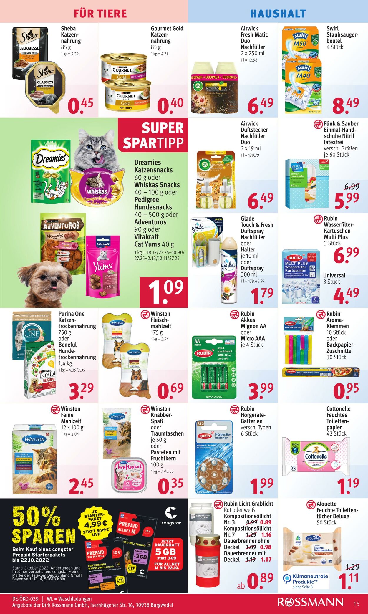 Prospekt Rossmann 17.10.2022 - 21.10.2022