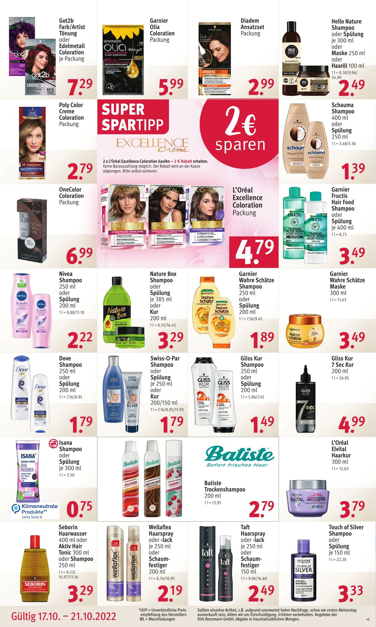 Prospekt Rossmann 17.10.2022 - 21.10.2022