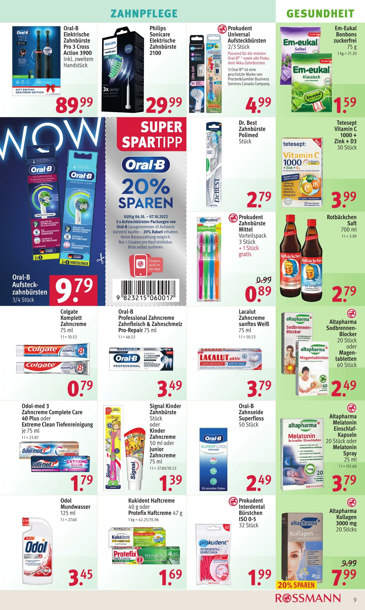 Prospekt Rossmann 04.10.2022 - 07.10.2022