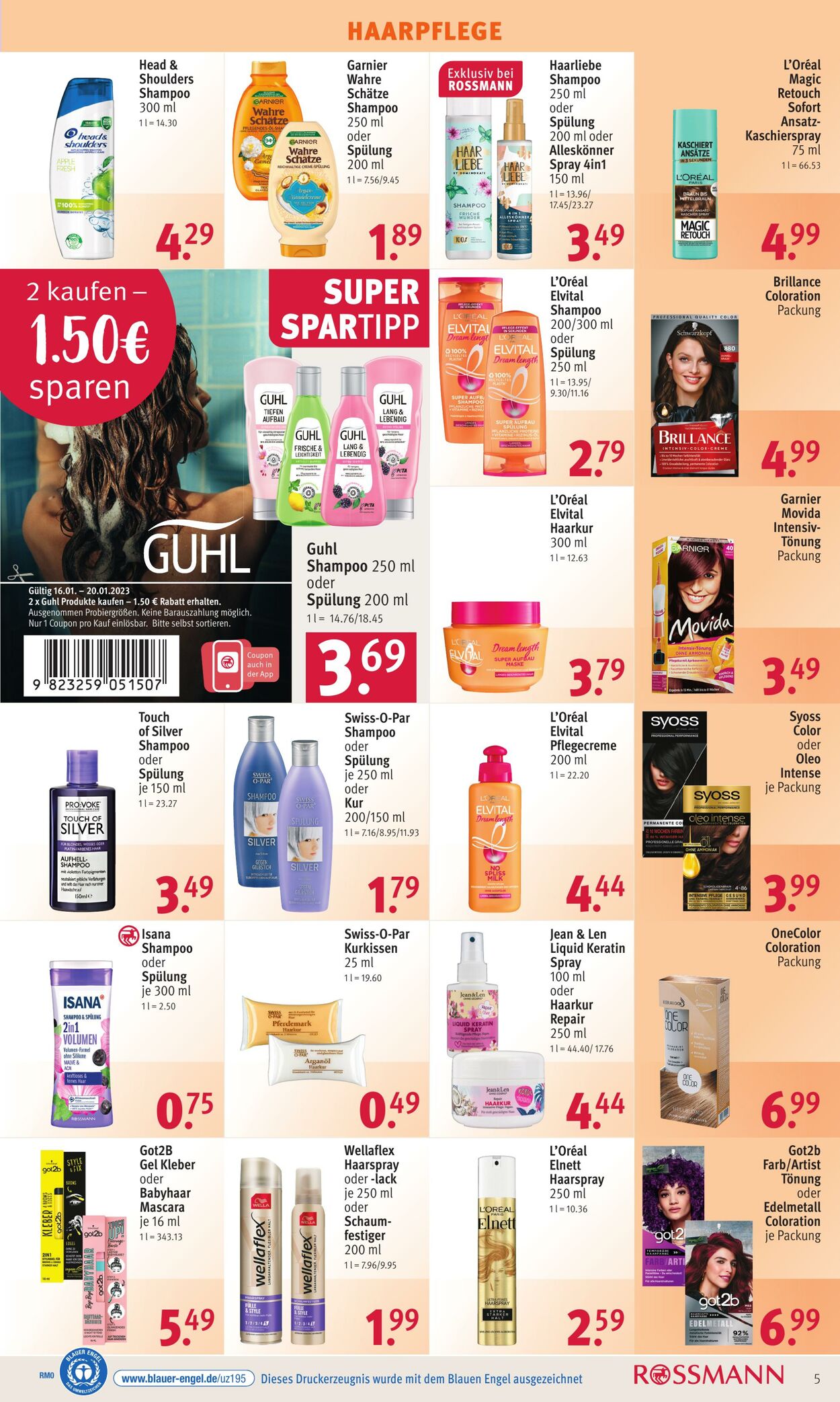 Prospekt Rossmann 16.01.2023 - 20.01.2023