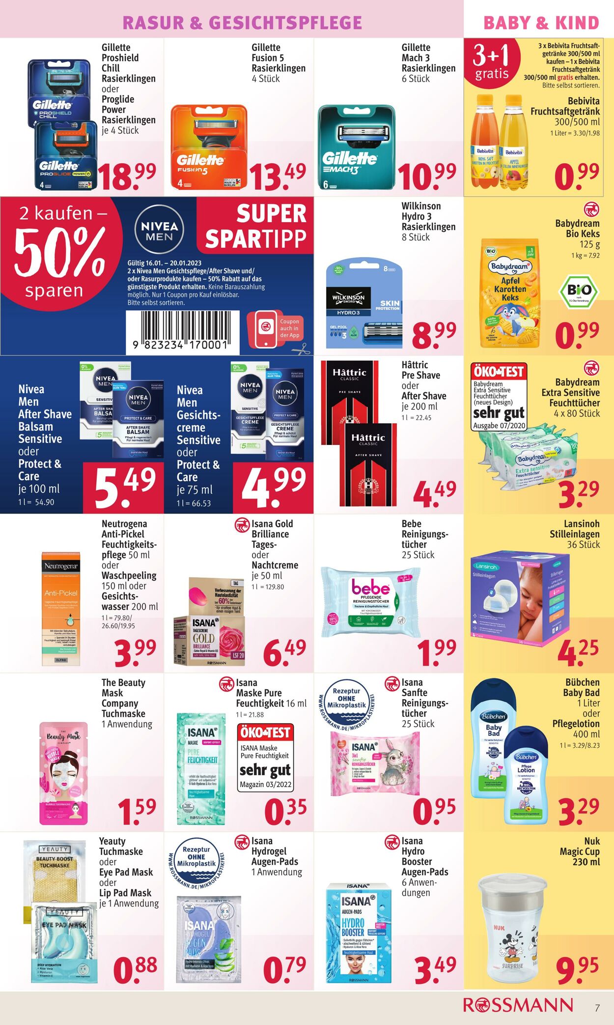 Prospekt Rossmann 16.01.2023 - 20.01.2023