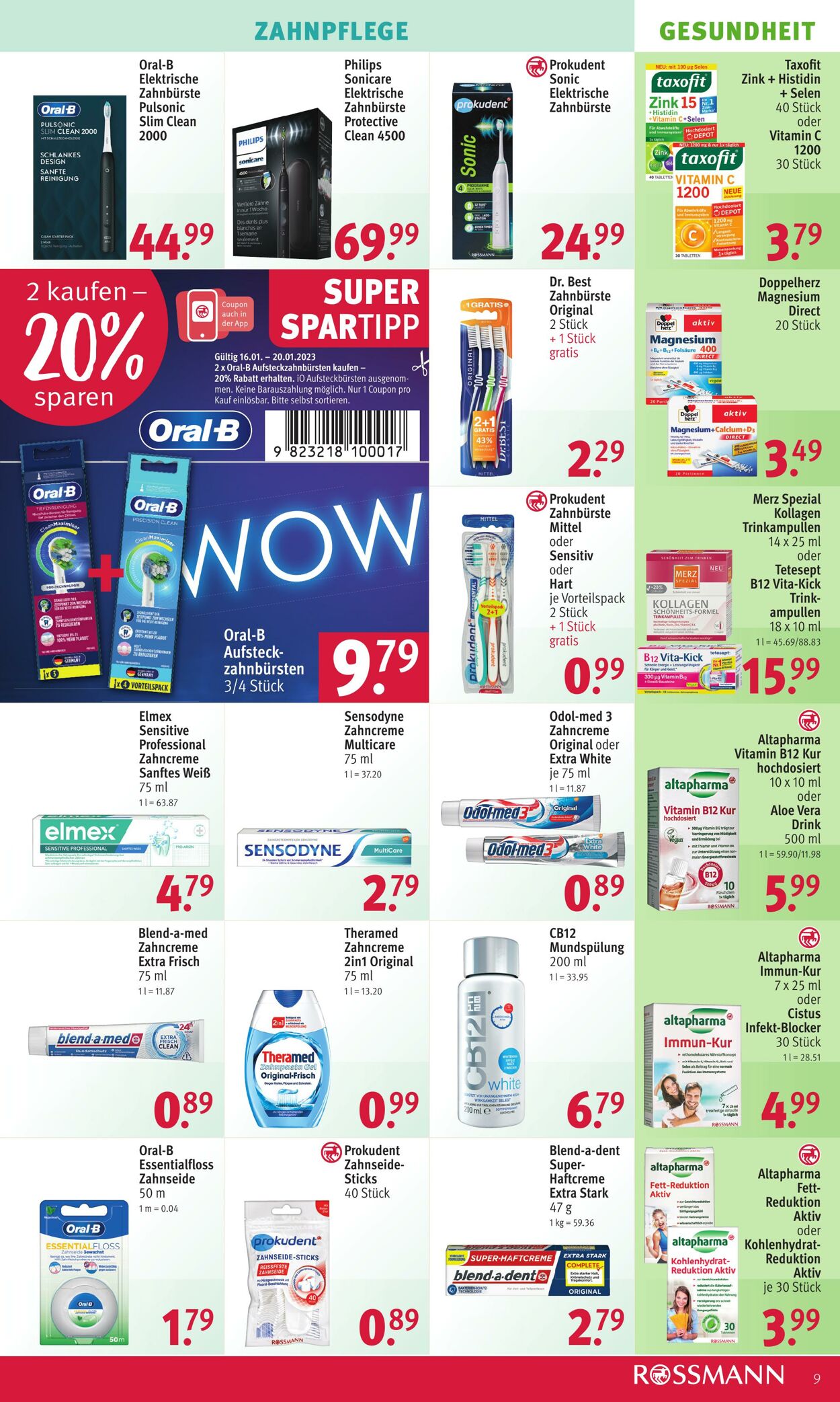 Prospekt Rossmann 16.01.2023 - 20.01.2023